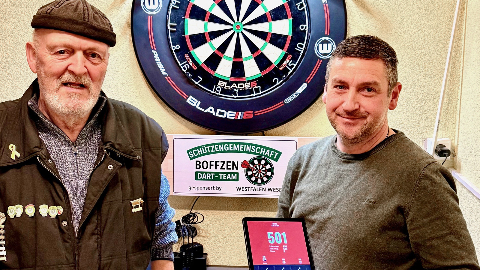 Schützengemeinschaft Boffzen erhält Förderung für moderne Dartanlage