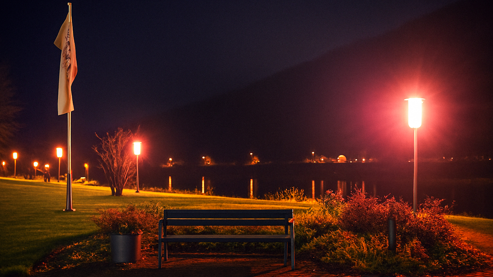 Orange Day in Bodenwerder: Weserpromenade leuchtet als Zeichen gegen Gewalt an Frauen