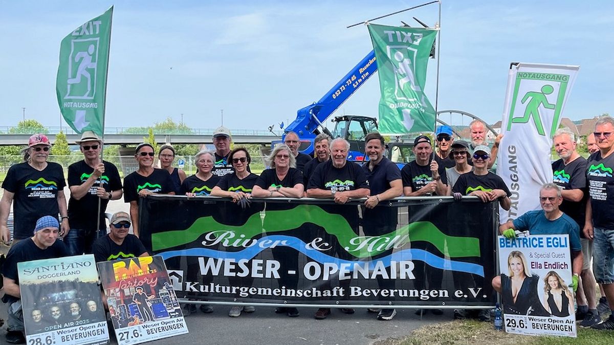 Große Stars in Beverungen: Weser-Open-Air startet mit neuem Rekordprogramm - Die Vorbereitungen laufen auf Hochtouren
