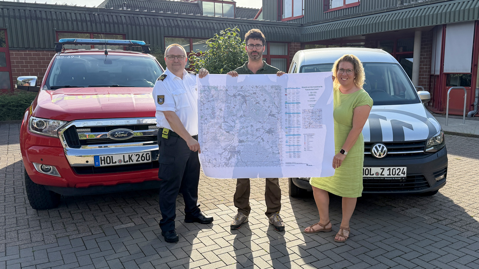 Feuerwehren im Landkreis Holzminden bereiten sich auf mögliche Waldbrände vor