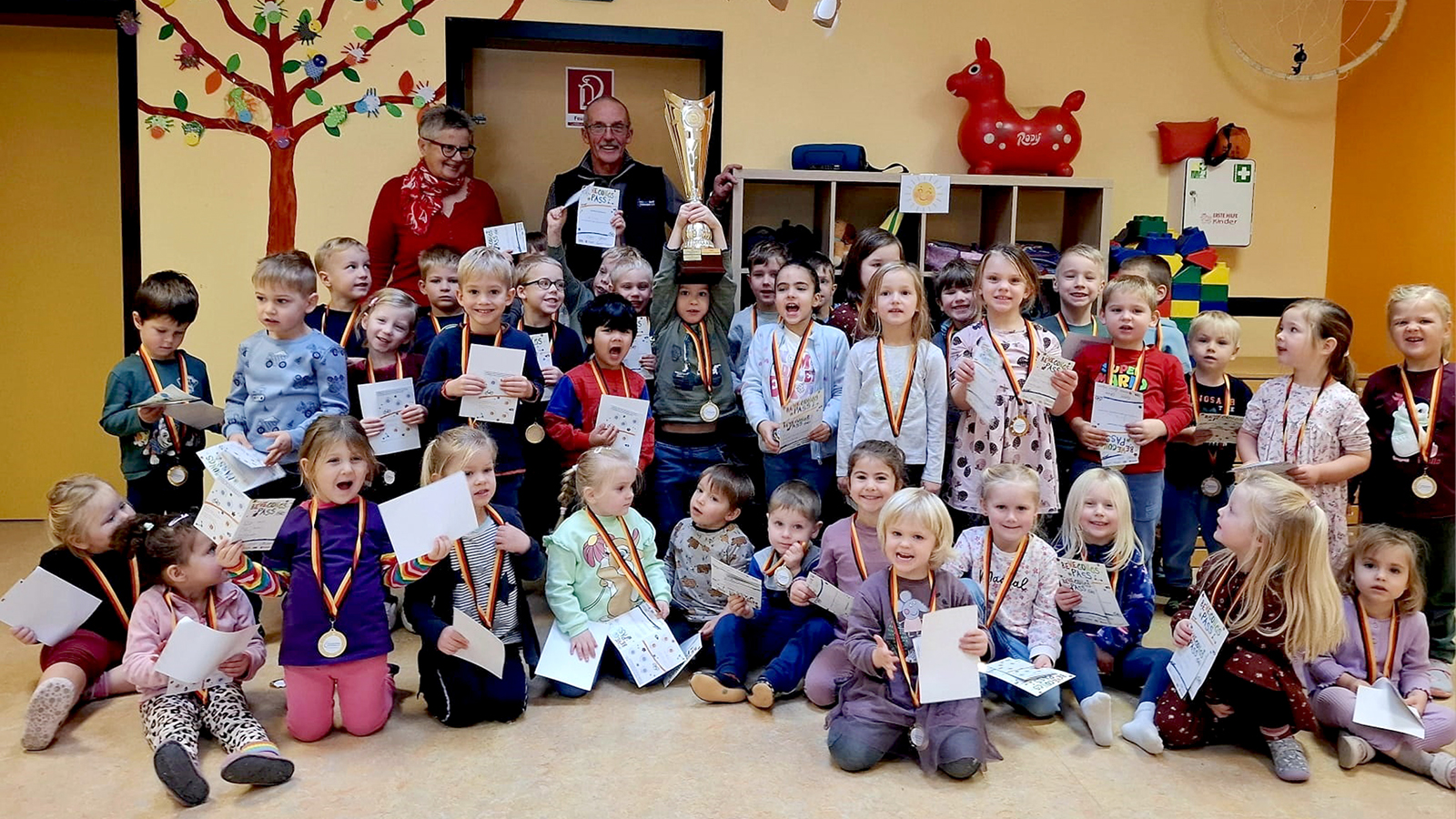 Kitas und Grundschulen können wieder beim „Bewegungspass“ mitmachen