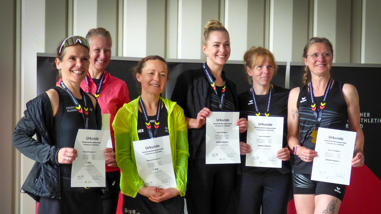 Großer Erfolg für Tuspo Grünenplan: Frauen-Team wird Deutscher Meister im Marathon