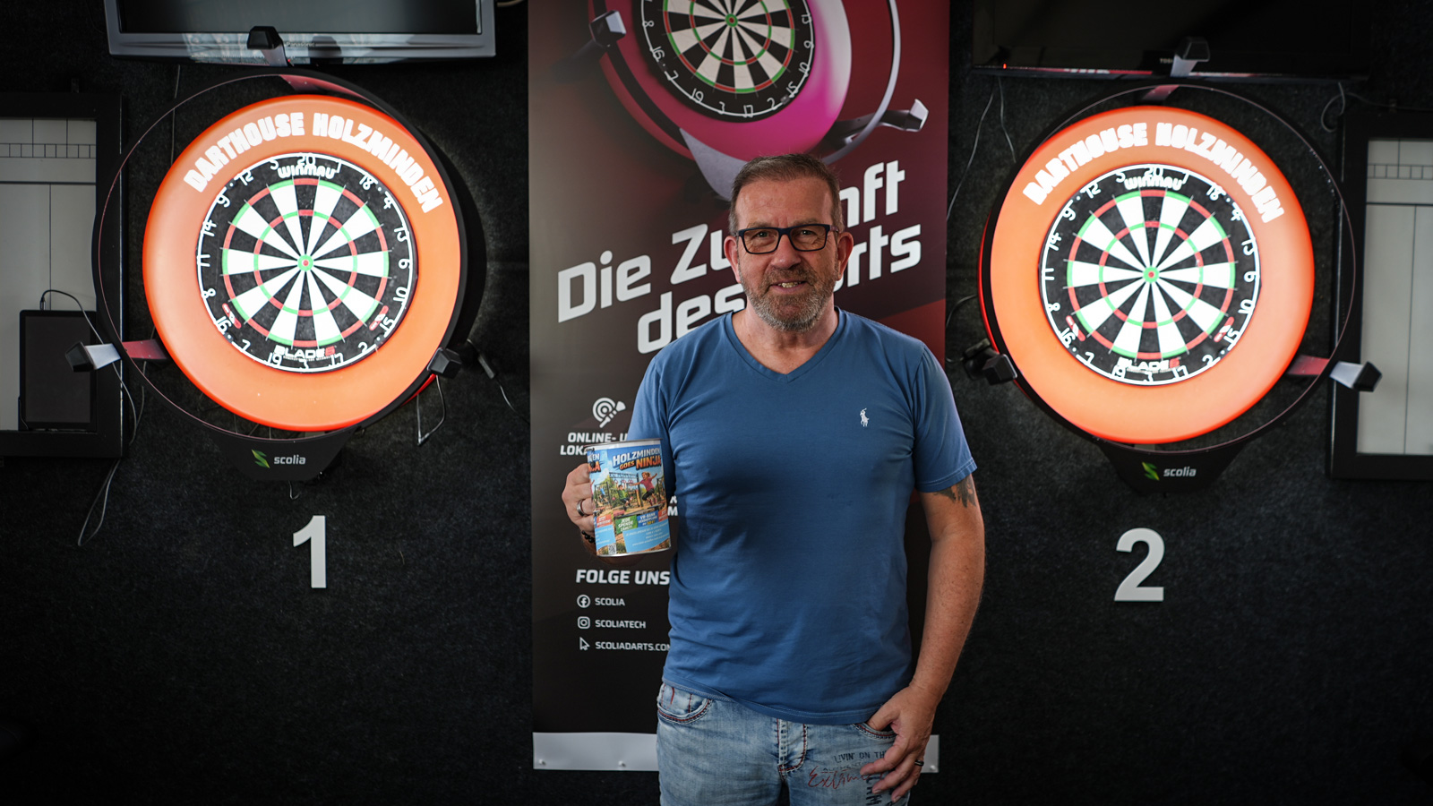 Charity-Darts für „HOLinja“: Darthouse Holzminden verbindet Turnier, Spaß und Spendenaktion