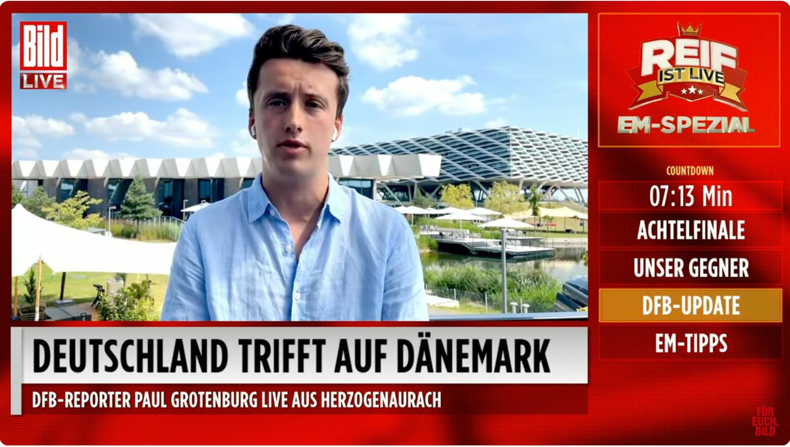 Paul Grotenburg: Vom Lokalredakteur bei Weser-Ith News zum DFB-Reporter der BILD 
